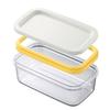 Butter Cheese Storage Box Airtight Food Container Rectangular Fresh Keeping Kitchen Organizer for Home Office Picnic