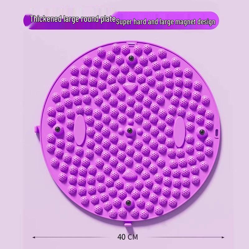 55cm Round Indoor Slow Jogging Acupressure Foot Massage Pad for Sole Meridian and Toe Relief