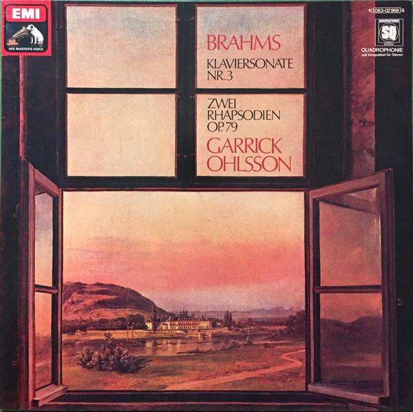 

LP Record JOHANNES BRAHMS GARRICK OHLSSON Klaviersonate Nr.3 Zwei Rhapsodie 1C06302968Q EMI 1978 Germany Classical Used