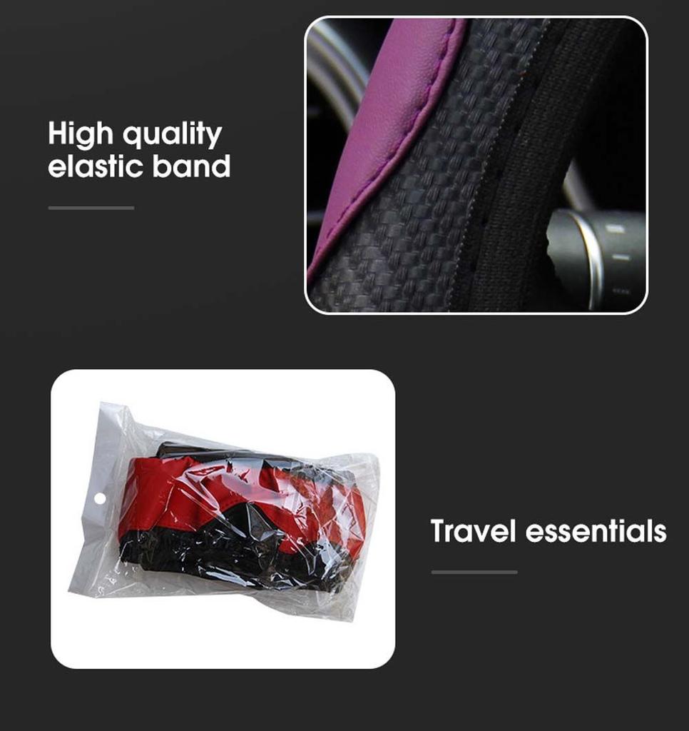 Interior Accessories Steering Wheel Protector Steering Wheel Sleeve Car Steering Wheel Cover