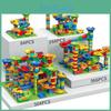 Marble Race Track Building Blocks Set With Abs Plastic For Kids Diy Fun Educational Toy