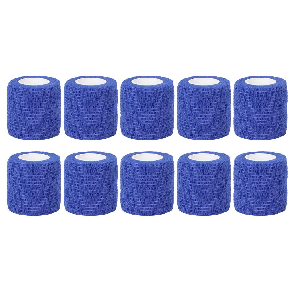 10Pcs Self Adhesive Elastic Bandage Multifunctional Disposable Shockproof Antislip Tattoo Handle