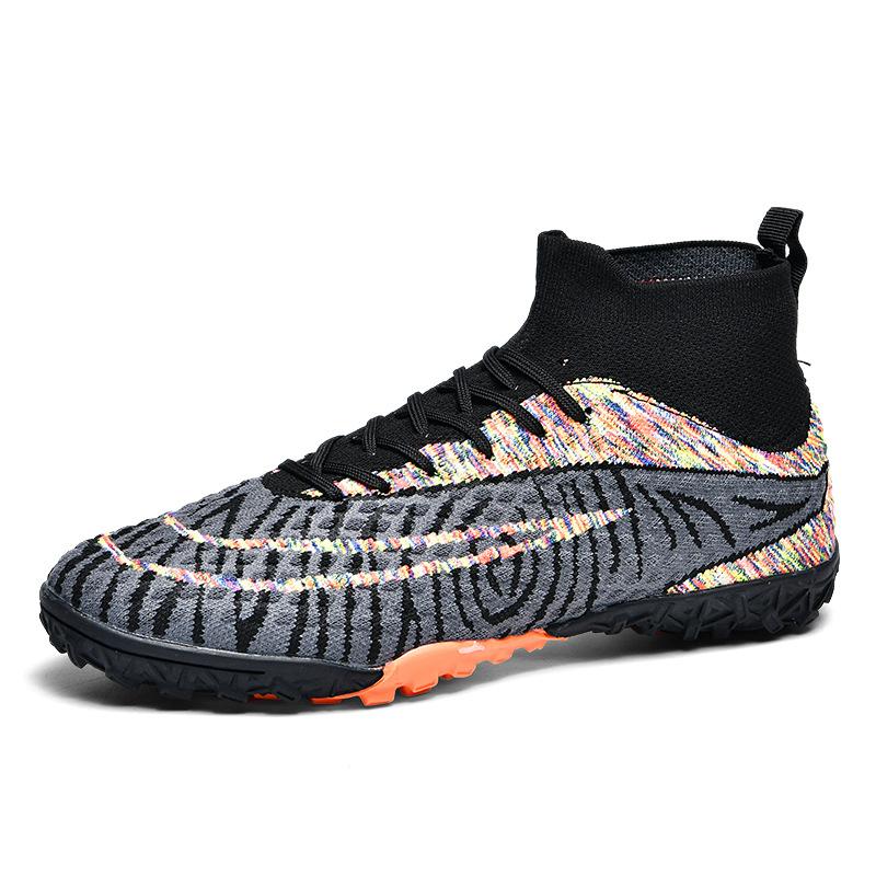 

Assassin football shoes men and women high-top long nails broken nails young children wear-resistant training large-size sports shoes 45