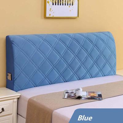 Velvet Quilted Headboard Cover Solid Color Queen Twin Flannel All-inclusive Bed Head Cover Bedroom Bed Head Dust-proof Cover