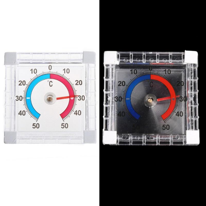 New Temperature Thermometer Window Indoor Outdoor Wall Garden Home Graduated Disc Measurement