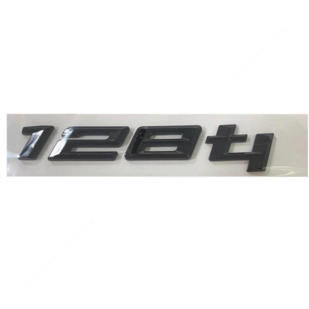 3d Car Letters For  F40 116i 116d 118d 118i 120i 120d 128ti Gloss Black Lettering Emblem Logo Badge Sticker Trunk Accessories