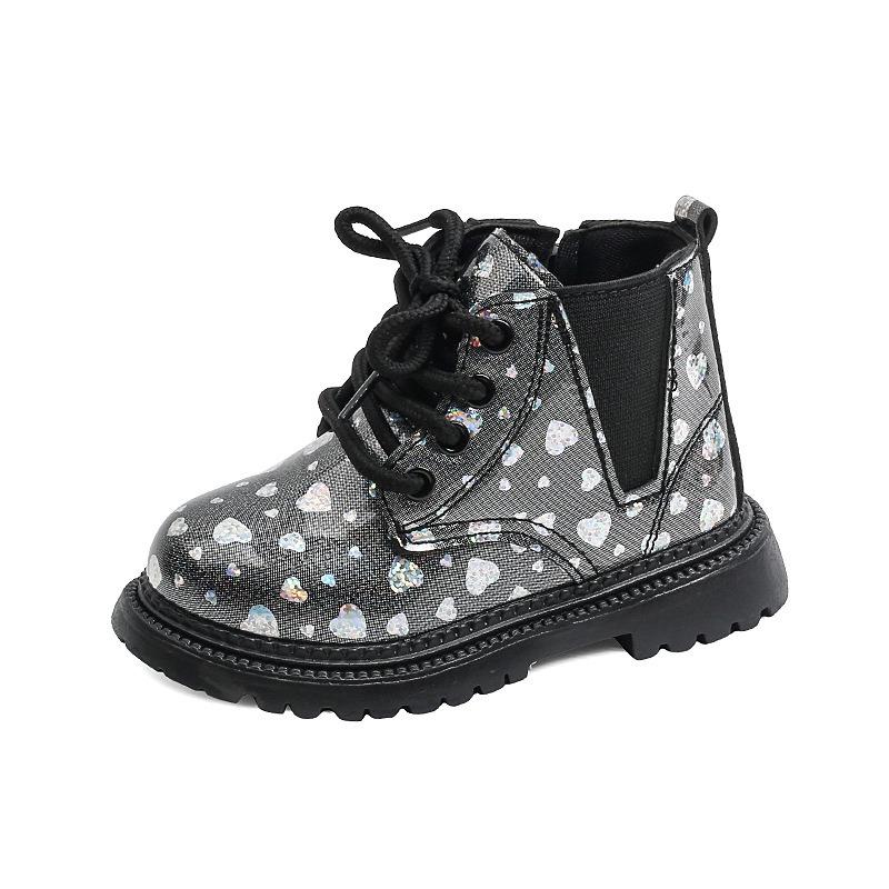 New Arrival Fall Kids' British Style Boots – Boys' Fashion Side-Zipper, Girls' Colorful Soft-Sole Short Boots
