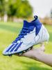 High-top football shoes tf broken nails artificial turf boys and girls youth students leather foot school training shoes