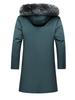 Plus Size Autumn Winter Men's  Windproof Hair Collar Jacket Men's Warm Hooded Jacket