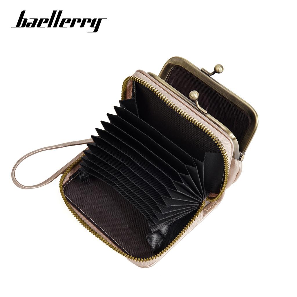 Mini Wallet Pu Leather Zipper Coin Purse With Antitheft Design For Women