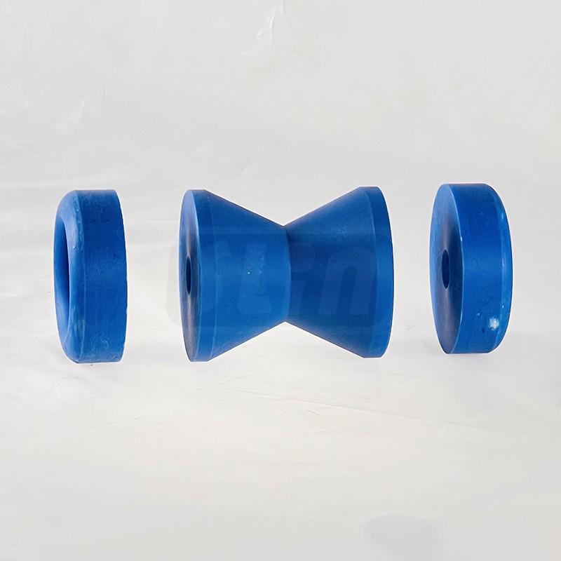 Yacht Trailer Accessories: Keel, Side, Bow, and Bottom Blue Rollers