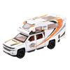 1/32 Chevrolet Off-road Camper Model Metal Die Cast Children's Toy Car Simulation Sound and Light Pull Back Boy Holiday Gift