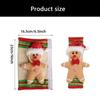 Elastic Christmas Appliance Cover With Cookie Design Reusable Polyester Dustproof Refrigerator Protector For Holiday