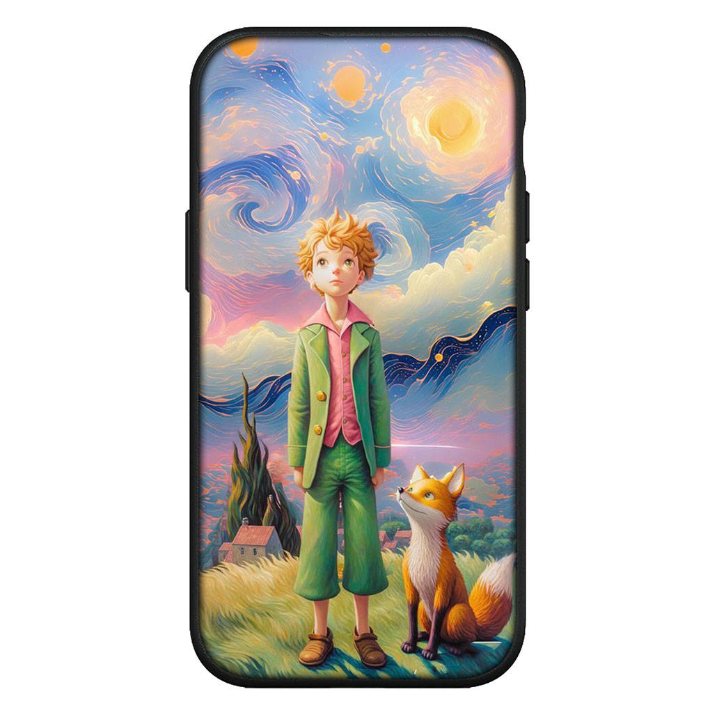 For iPhone 16 15 Xiaomi Redmi Note 13 12 11 Pro Max X 9 14 XR Samsung Galaxy A16 S24 S23 Plus A06 14C Huawei OPPO Anime The Little Prince Phone Case