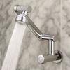 360° Rotation Wall Mounted Faucet Chrome Finish Bathroom Faucet  Basin Faucet Application