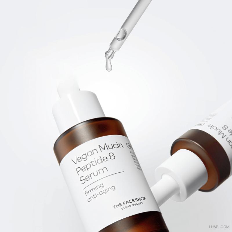 THE FACE SHOP Alltimate Vegan Mucin Peptide 8 Serum 30ml (+Free gift)