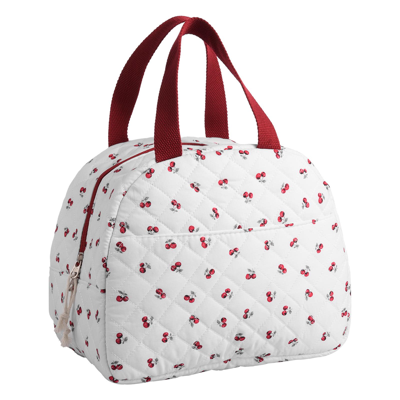 

Lunch Bag Thermal Insulated Bento Bag Portable Cotton Cloth Food Picnic Lunch Bento Box Bag for Work School Travel