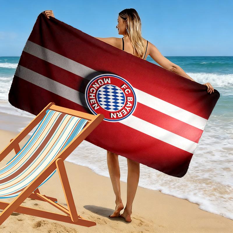 Bayern Monaco Glory telo da spiaggia Telo da spiaggia per foto vacanza Campeggio all'aperto Asciugamano per piscina all'aperto Asciugamano da bagno ad asciugatura rapida nuotare nuotare