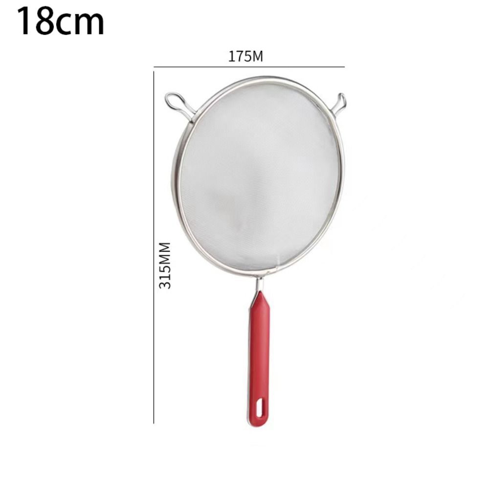 Stainless Steel Mesh Strainer Double Ears Frying Scoop Cooking Tools Flour Mesh Sieve  Noodles