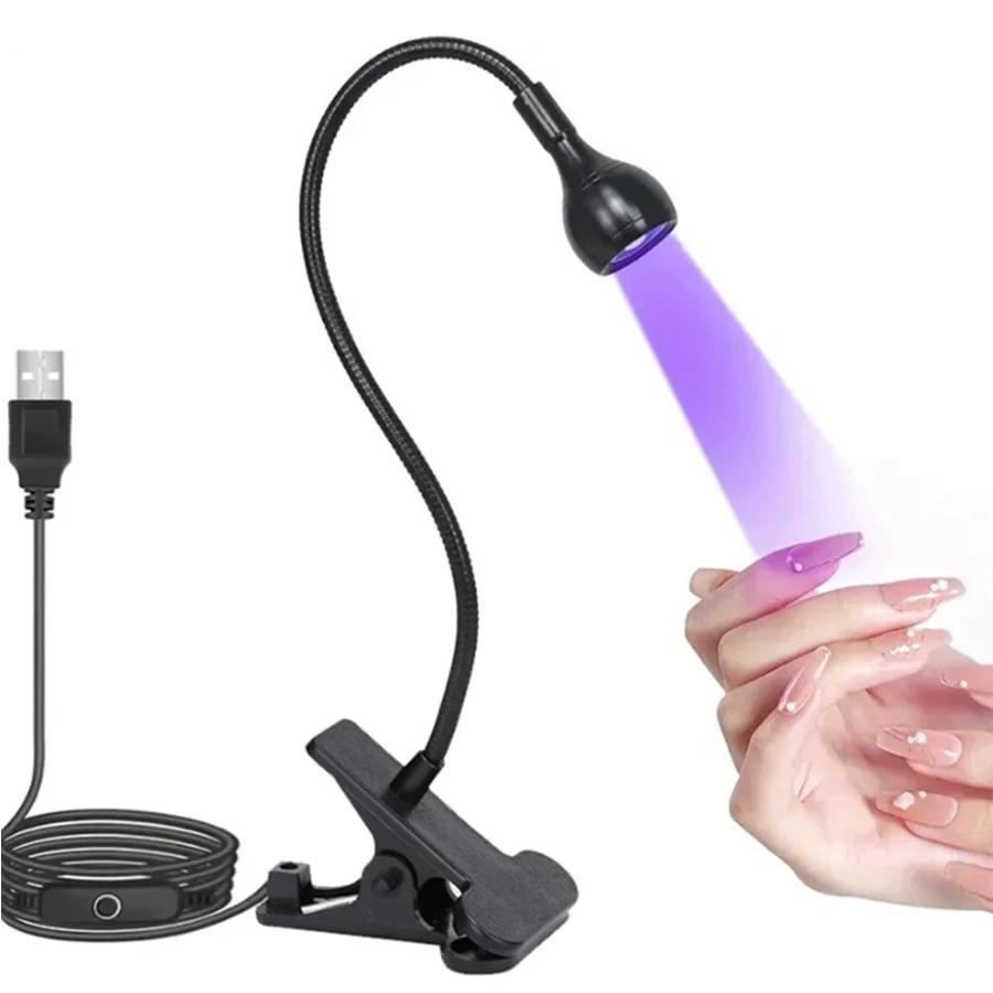 Professional Timed UV LED Nail Lamp - Portable Mini Nail Dryer with LCD Display,Fast Curing for Gel Polish,Compact Design