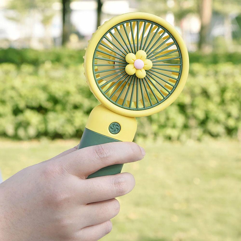 

5 Blades Cute Fan Wind Power USB Fan Mini Handheld Fan Hot Summer