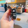 Cartoon Mini Harley Motorcycle Pull-Back Toy & Keychain Pendant Gift