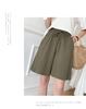 Cotton And Linen Five Trousers Female Summer Breathable Trousers Casual Wide-legged Trousers Loose Large Size