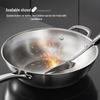 ASD 304 Stainless Steel Wok