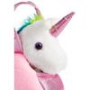 BRUBAKER Regenbogen-Plüsch-Einhorn in einer Handtasche - 20 cm - Plüschtier in einer Tasche - Rosa