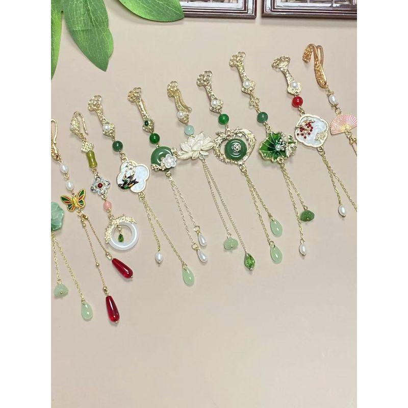 Chinese Fad Cheongsam Lappet Pendant New Chinese Original Retro Style Corsage Ornaments Han Dynasty Tassel Brooch Ornament Accessories