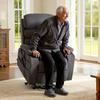 Power Lift Recliner Chair, Dual Motor, Medium Electric Lift Chair with Heat and Massage for Elderly, Infinite Position Adjustment, Chenille Fabric,