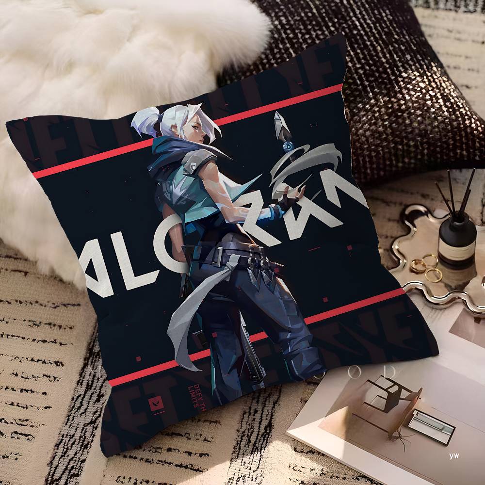 Hot Games V-Valorants Pillow Cover Design Cushion Cover Decor Holiday Decorati