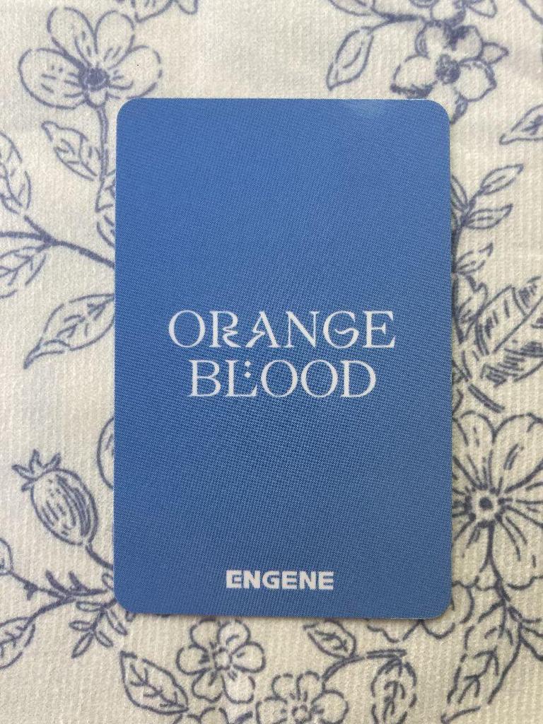 [USED] Niki ENHYPEN ORANGE BLOOD Sanok Trading Card