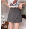 Retro High-Waist Anti-Exposure Bodycon Skirt & Wide-Leg Shorts - Women's Korean Summer Fashion