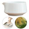 Schale, Traditionelles Porzellan-Tee-Zubehör, Geschirr, Handgefertigte Matcha-Rührschale für Anfänger