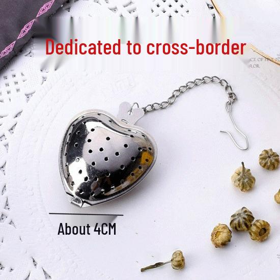 304 Stainless Steel Heart-shaped Tea Infuser
