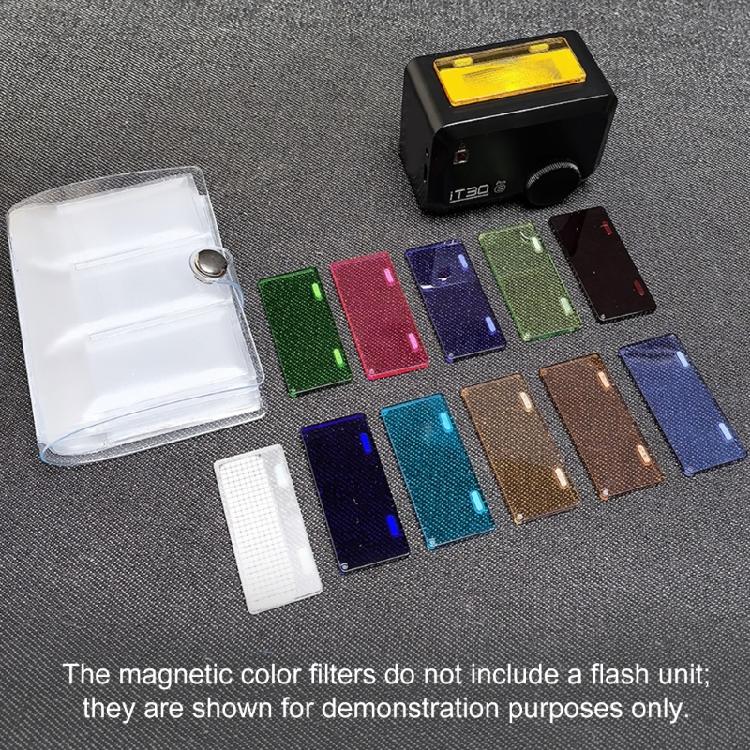 Versatiled Magnetic Speedlight Color Temperature Adjustment Kit For DSLR Cameras