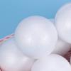 15Pcs 10Cm White Foam Ball Christmas Ornament Craft Material DIY Decor for Church School Home Holiday Party Educational