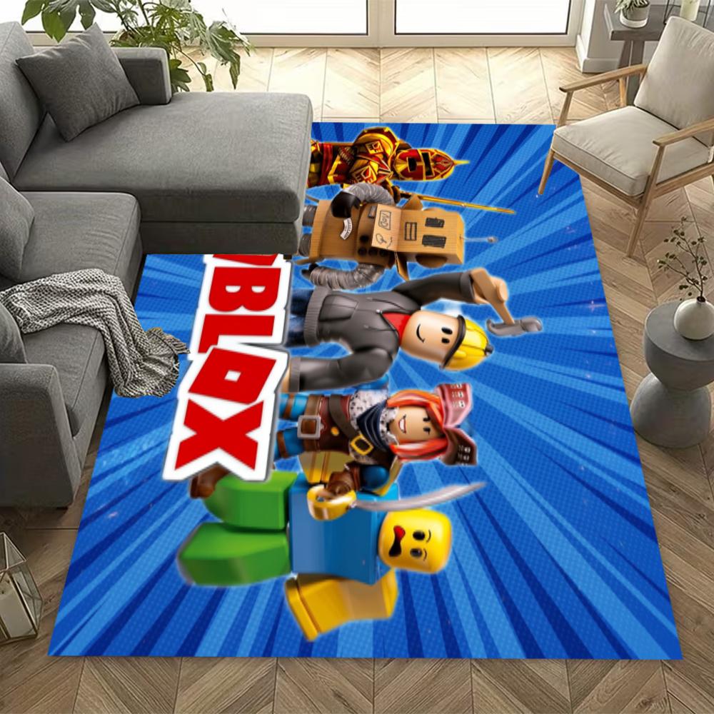 Roblox Play Create Explore Floor Rug Office Rug Perfect For Hallway Study Room Decorate Room Balcony Antislip Carpet Anime Office Decor