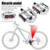 Mountain Bike Pedals Ultralight Aluminium Alloy Reflector Bicycle Flat Pedals
