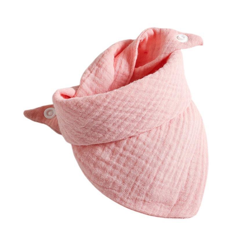 Baby Infants Feeding Bibs Soft Pure Cotton Bandana Saliva Towel Toddler Drool Scarf Newborn Burp Cloth