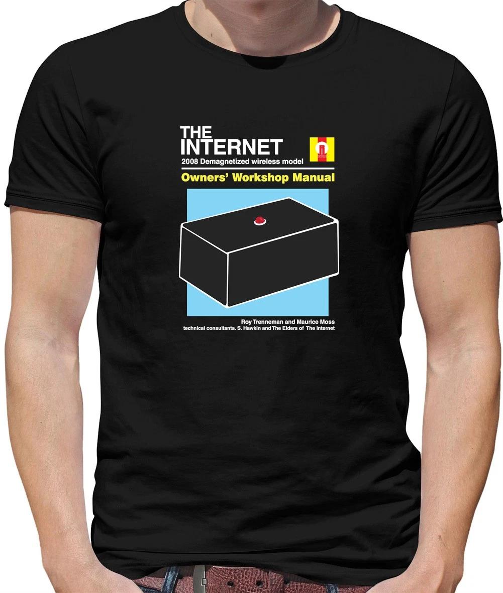 The Internet, Owners Manual Mens T-Shirt - IT Crowd - TV - Roy - Moss - Funny XXXL