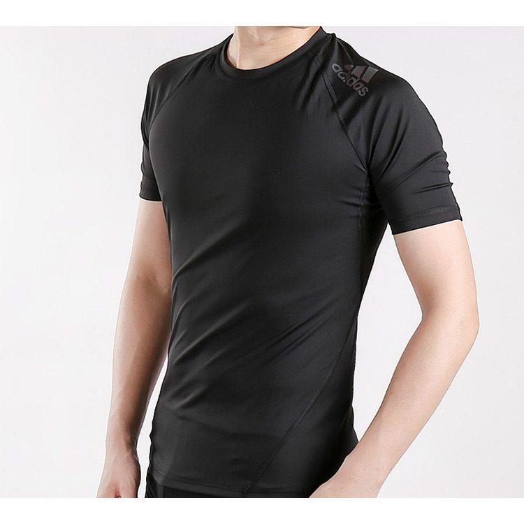 adidas Set-in Sleeve T-Shirt Men's Black CF7235