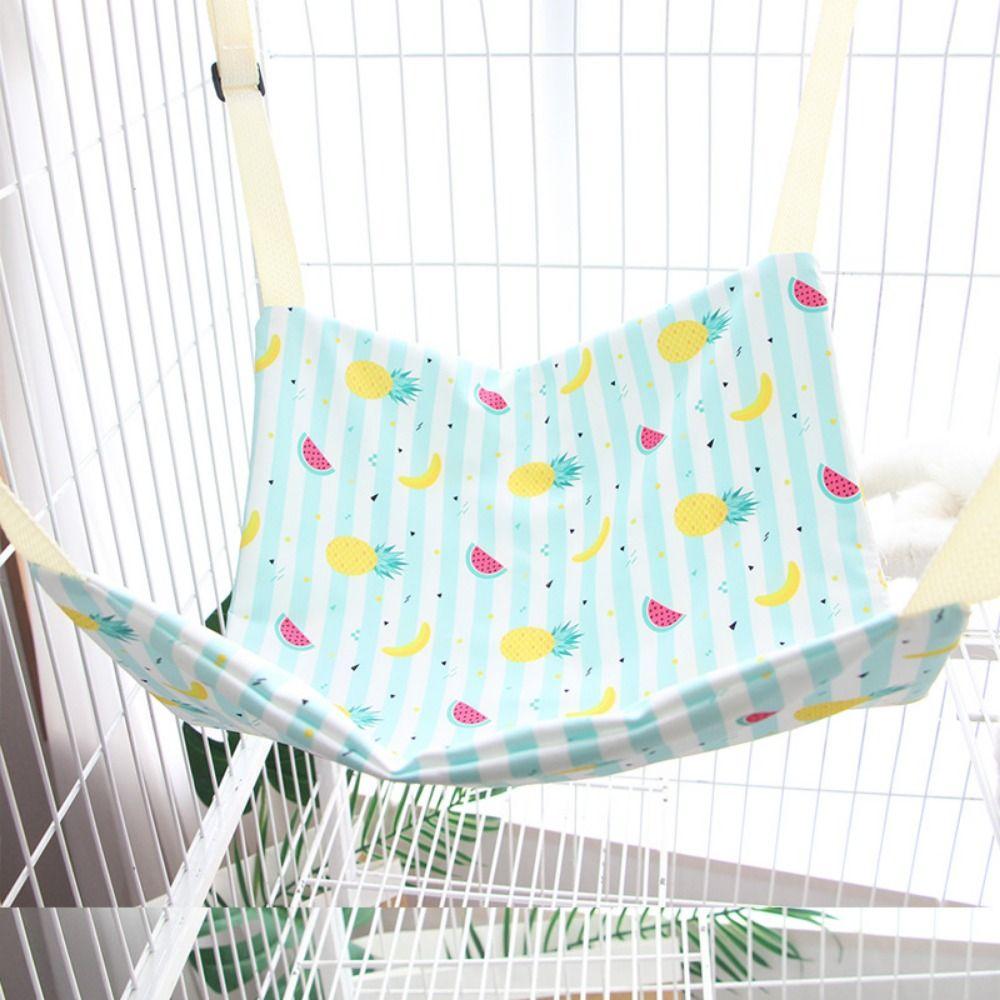 Cartoon Cat Hammock Bed Breathable Cat Swinging Nest for Cat Kitten Hamster Rabbits