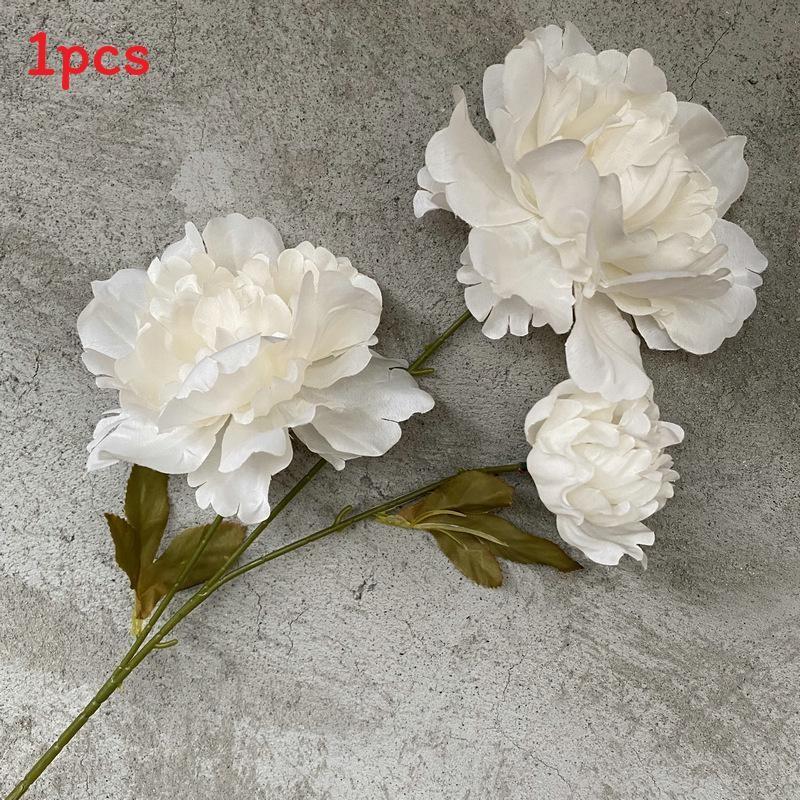 Peony Silk Realistic Arrangement For Wedding Party Living Room Table Decoration