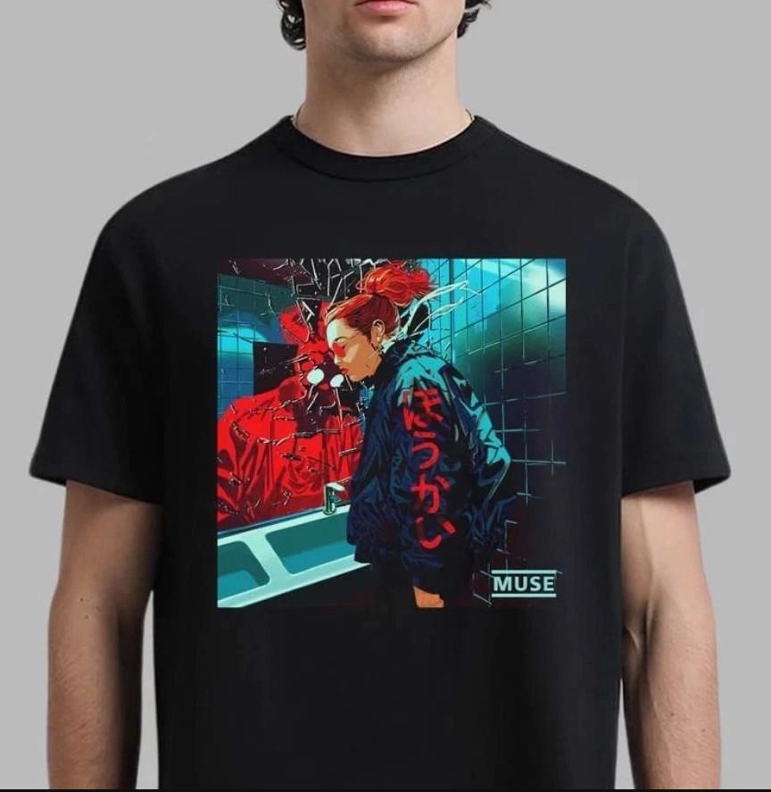 Muse Unravelling New Single Cover T-shirt, size S-4XL