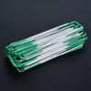 100pcs Half Green Artificial Grass Turf U Pins Metal Galvanised Pegs Staples Weed