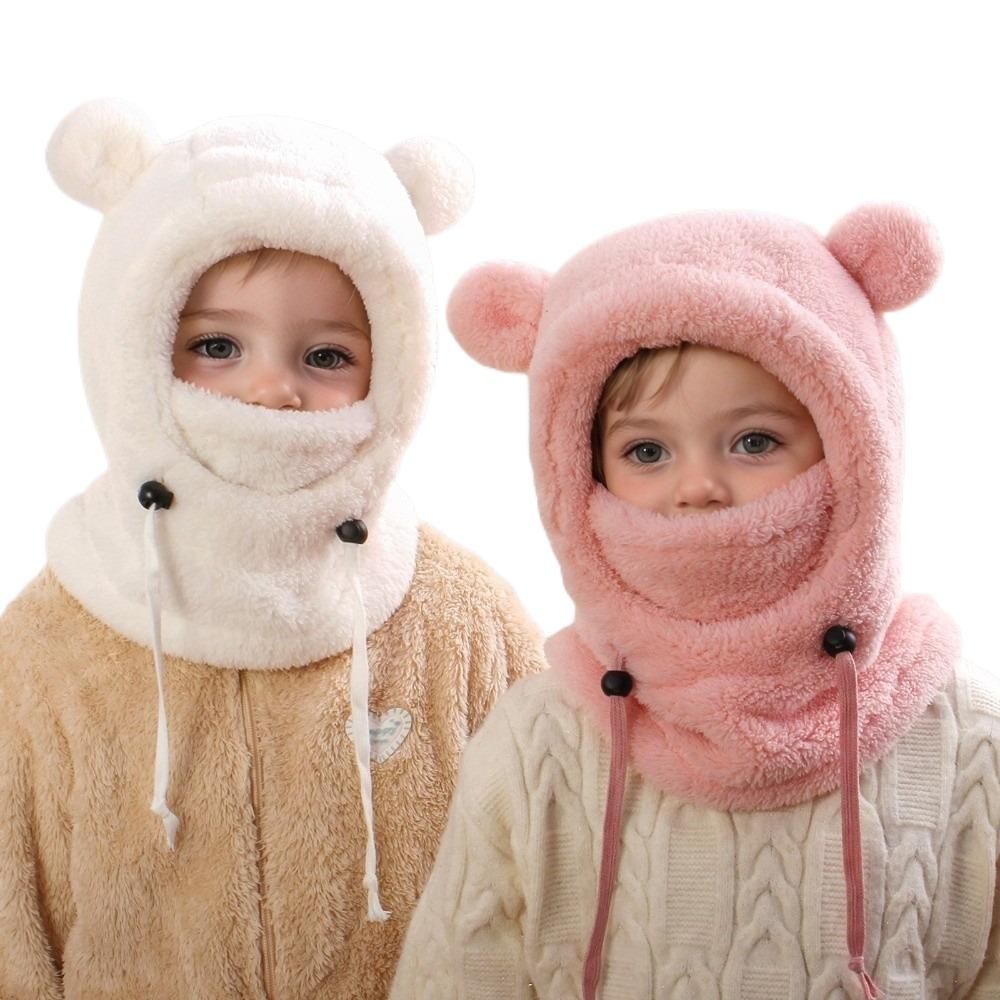 Windproof Balaclavas Warm Ear Protection Hat New Beanie Caps Kids