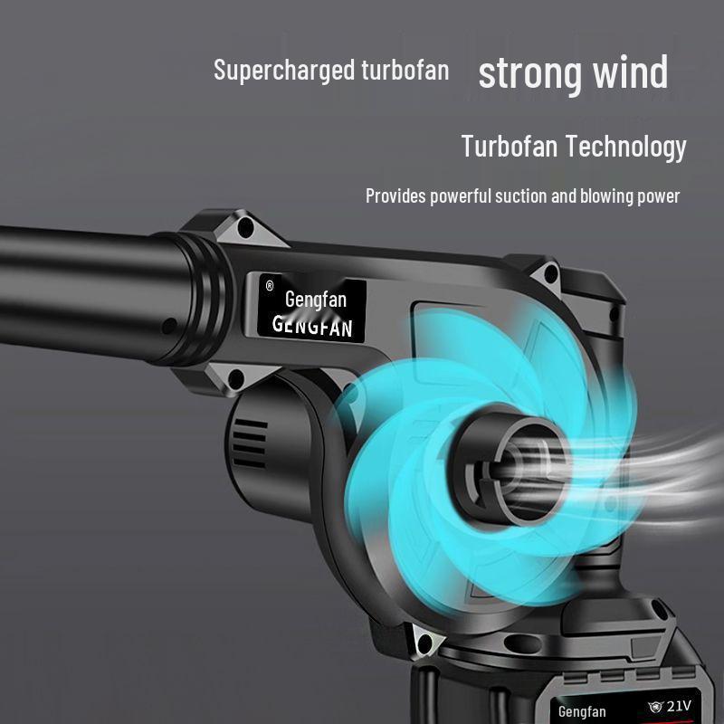 Rechargeable German-style High-Power Blower: Hair Dryer, Dust Cleaner & Fire Starter