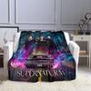 Movie Supernatural – Evil Power bedruckte Decke, modische warme Flanschdecke, Picknickdecke, Bettdecke, Geburtstagsgeschenk